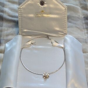 Lustrous Silver Pearl Necklace